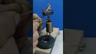 Experiment with a topbottom DC motor12voltinverter [upl. by Akiemahs251]