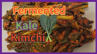 How to eat Kale  Korean fermented Kimchi style for your gut health [upl. by Sirmons249]