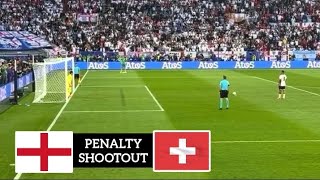 England 53 Switzerland Full Penalty Shootout  Pickford Save  Akanji Miss  Euro 2024 [upl. by Landahl799]