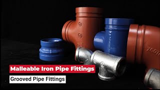 Malleable iron pipe fittings and grooved pipe fittings  Jianzhi [upl. by Ludovick]