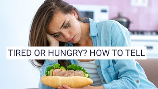 EATING WHEN YOURE TIRED NOT HUNGRY IS FATTENING HERES HOW TO STOP [upl. by Flessel]