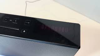 Sony CMTX3CD Personal Audio System CD Bluetooth Radio USB Player Speaker Demo [upl. by Harcourt868]