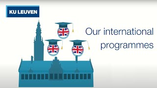 Study at KU Leuven Belgium introduction to our programmes  International university students [upl. by Leirvag]