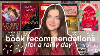 book recommendations for a rainy day 🌧️📕 autumnwinter book recommendations [upl. by Bronwyn312]