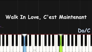 Dena Mwana  Walk In Love Cest Maintenant  EASY PIANO TUTORIAL BY Extreme Midi [upl. by Doersten]