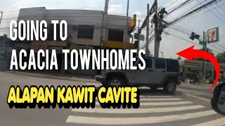 Going To Acacia Townhomes Alapan Kawit Cavite By Peejayparastv  4K [upl. by Lorsung860]