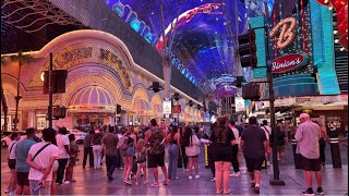 FREMONT ST DOWNTOWN LAS VEGAS to home LIVE in LAS Vegas [upl. by Ydnal]