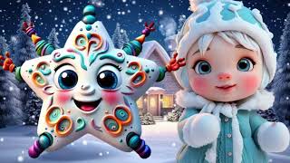 Twinkle Twinkle Little Star  Fun CoComelon KidsClub Nursery Rhymes amp Snow Kids Songs 36 [upl. by Attenhoj]