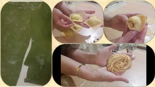 كيفية تحضير 4 أشكال من المعكرونة الإيطالية les pâtes I raviolilasagnetagliatelle e i tortelloni [upl. by Scandura]