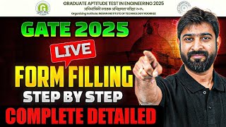 GATE 2025 Form Fill Up  How To Fill GATE 2025 Application Form  Step By Step Complete Detailed [upl. by Dougald983]