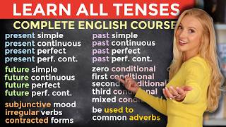 Learn ALL Tenses in English The Complete Course [upl. by Faunie]