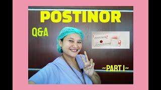 pil KB POSTINOR 2  QampA part 1 [upl. by Ahsia]