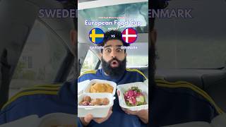 SWEDEN VS DENMARK  European Food Cup [upl. by Abehsat]