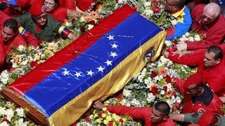 Hugo Chavezs body carried through Caracas [upl. by Zulch783]