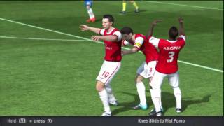 FIFA 11  Finishing Celebrations tutorial Part 1 [upl. by Morrissey16]