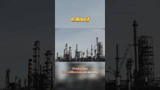 TOP 10 CRUDE OIL PRODUCING COUNTRIES IN THE WORLD shorts short shortsfeed shortvideo subscribe [upl. by Orly]