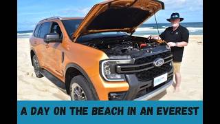 2024 Ford Everest Wildtrak on the beach on a beautiful day last summer [upl. by Alah]