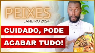 PEIXES JANEIRO 2024 CAMINHOS ABERTOS CHEGA DE DRAMA  A IMPERATRIZ TAROT [upl. by Ysle]