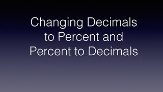 Grade 7  Changing Decimals to Percent and Percent to Decimals Tagalog Math [upl. by Ayoj970]