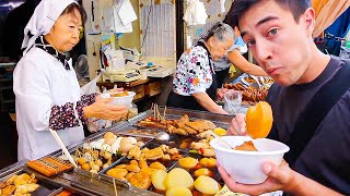 31 Japanese STREET FOODS Across Japan TOKYO Oden OSAKA Sushi KYOTO Mochi  FUKUOKA Ramen [upl. by Lertnek639]