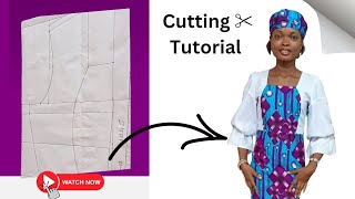 How to draft a Stylish Pinafore style line easy to make [upl. by Melly]