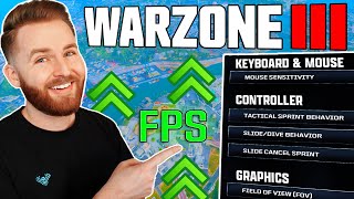 BEST SETTINGS FOR WARZONE We Tested Everything WarzoneMW3 Graphics Controller Mouse amp Key [upl. by Idette]