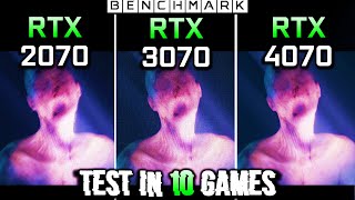 RTX 2070 vs RTX 3070 vs RTX 4070  2k  1440p  Test in 10 Games  Benchmark [upl. by Brenden]