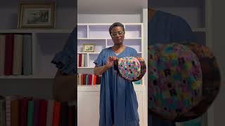 Hat making and fabric stash busting summerfashion sewing [upl. by Eenattirb]