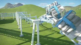 SuperSonic  Custom Vecoma SLC  Planet Coaster [upl. by Akenaj]