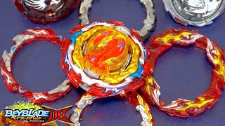 QUADRUPLE PHOENIX ARMOR  4Way Phoenix Mayhem Battle  Beyblade Burst DBQuadDrive [upl. by Yblek]