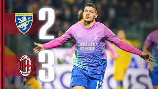 Jović comes on to win it  Frosinone 23 AC Milan  Highlights Serie A [upl. by Nerat962]