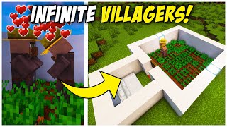 Simple Villager Breeder Tutorial  Minecraft Java 1206 [upl. by Akire]