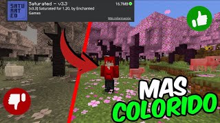 COMO HACER para que tu MINECRAFT PE sea MAS COLORIDO✨😱 [upl. by Gardy]