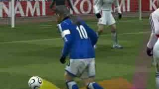 Goal of Roberto Baggio Playing for Brescia PES 5 [upl. by Iny]