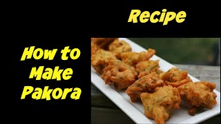 How to make Pakora at home  Indian Cooking Recipes  Cook with Anisa [upl. by Ayak]