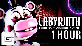 FNAF 6 SONG ▶ quotLabyrinthquot  CG5 1 HOUR [upl. by Eirena143]