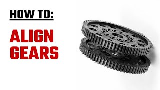 How To Align RC nitro spur gears [upl. by Lap273]