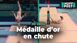 Grâce à sa chute une gymnaste olympique a fait la meilleure vidéo de cette trend TikTok [upl. by Vershen861]