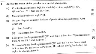 2024 GCE maths paper 1 [upl. by Siugram]