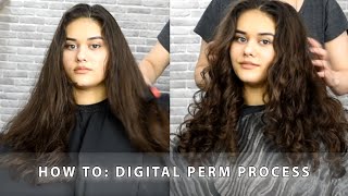 DIGITAL PERM PROCESS HOW TO [upl. by Ragas112]