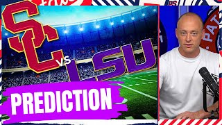 LSU vs USC  Josh Pates Preview amp Prediction [upl. by Koosis]