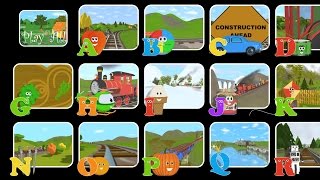 Choose Your Favorite Letter to Watch  The Alphabet Adventure with Alice and Shawn the Train [upl. by Sharity767]