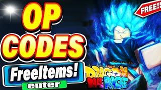 ALL NEW SECRET UPDATE CODES in DRAGON BALL RAGE CODES Roblox Dragon Ball Rage Codes [upl. by Esch]