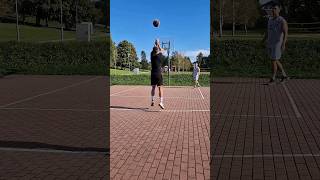 Three in a row workuplv basketball threepointer basketballshorts skills basketballtraining [upl. by Harrietta]