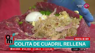 Receta de hoy Colita de cuadril rellena [upl. by Anirdua]