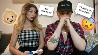 PREGNANCY PRANK ON BOYFRIEND  He Almost Broke Up With Me [upl. by Doi583]