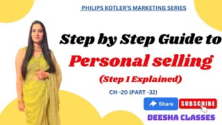 CH 20  PART 32  PERSONAL SELLING PROCESS  STEP 1 IDENTIFY amp QUALIFY PROSPECTS  IBPS SO NET [upl. by Ait]