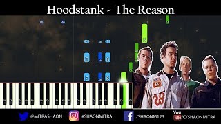 Hoobastank  The Reason  Piano  Tutorial  Cover  Sheet Music  Midi [upl. by Werner]