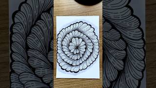 Espirais 🌀 tutorial zentanglepatterns doodle arteterapia [upl. by Rumit394]