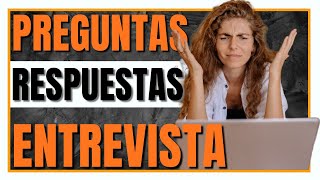 Entrevista de Trabajo Preguntas Trampa Respuestas y Ejemplos [upl. by Naida]